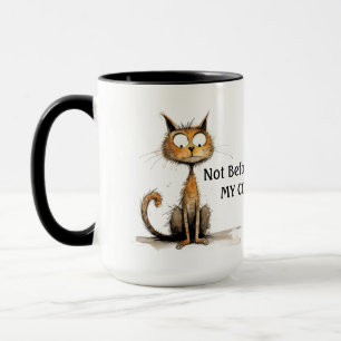 Not Before My Coffee Cat  Mug