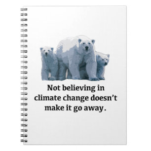 Not believing in climate change notebook