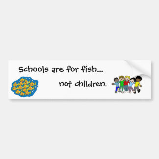 not children bumper sticker