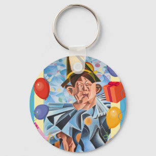 Not Clowning But Frowning Keychain