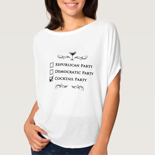 Not democrat? Not republican? Cocktail. T-Shirt