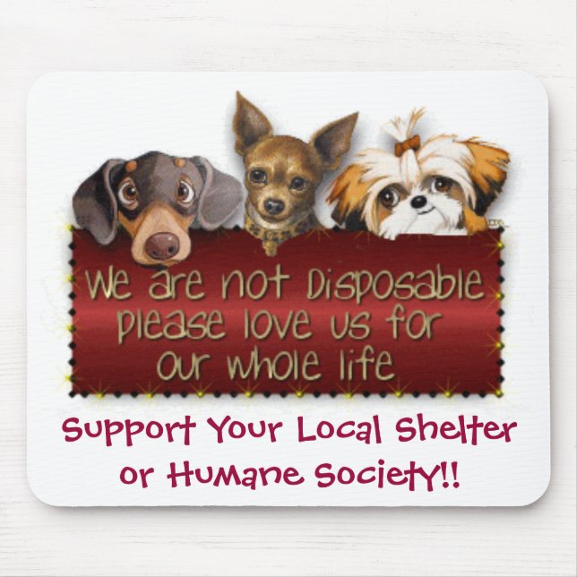 Not Disposable Mouse Pad (Front)