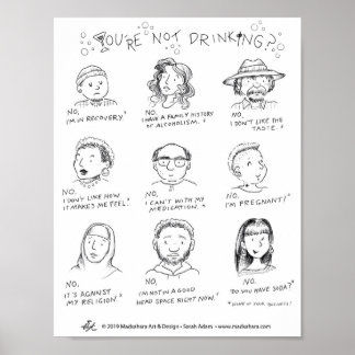 Not Drinking Poster
