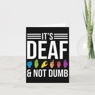 Not Dumb  Card