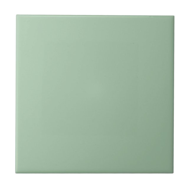 Not Easy Being Green Square Kitchen and Bathroom Tile (Front)