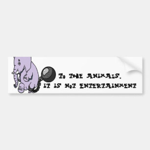 Not Entertainment Bumper Sticker
