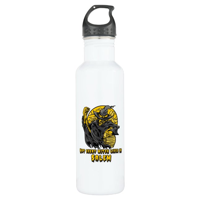 Not every witch lives in SALEM 710 Ml Water Bottle (Front)