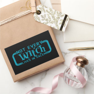 NOT EVERY WITCH LIVES IN SALEM funny halloween Sticker