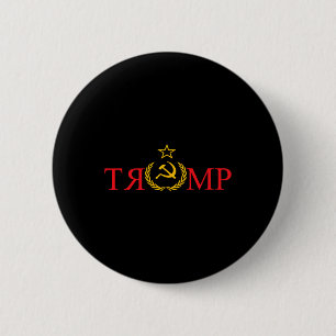 Not Fake News Trump Russia 1 2 Inch Round Button
