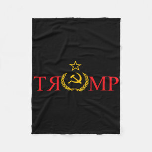 Not Fake News Trump Russia 1  Fleece Blanket