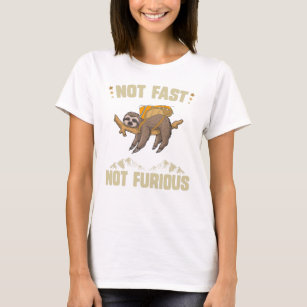 Not Fast Not Furious Do It Slower Sloth T-Shirt