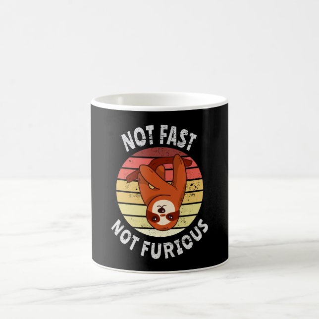 Not Fast Not Furious sloth Coffee Mug (Center)