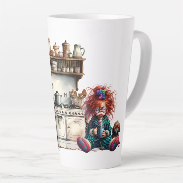 Not Feeling It Today  Latte Mug (Right Angle)