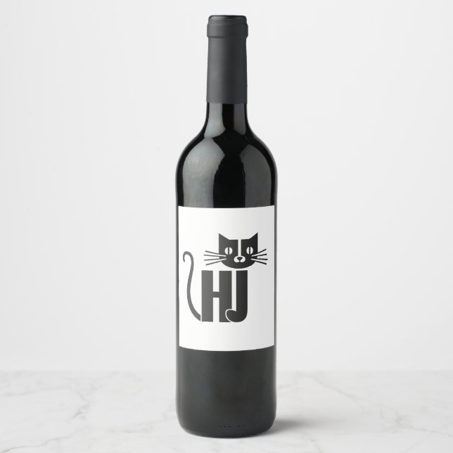 Not for Cats Wine Label (Front)