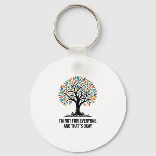 Not For Everyone Colourful Tree – Growth & Individ Keychain