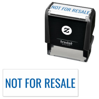 Not for Resale Retail Self-inking Stamp