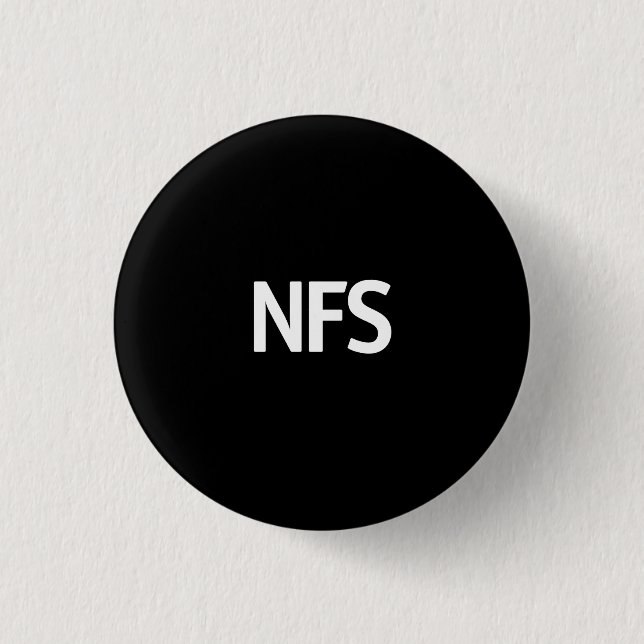 Not For Sale 1 Inch Round Button (Front)