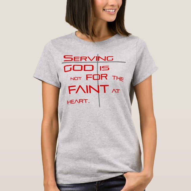 "Not for the Faint at Heart" by Michael Crozz T-Shirt (Front)