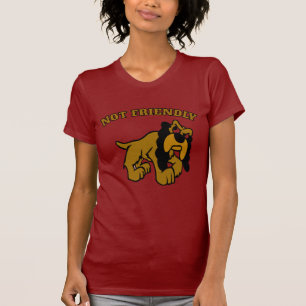 NOT FRIENDLY DOG, change text, T-Shirt