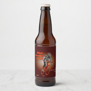 Not Frilly Chili, name and style Beer Bottle Label