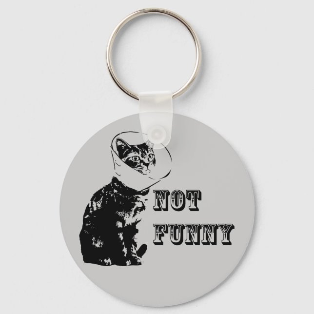 Not Funny Keychain (Front)