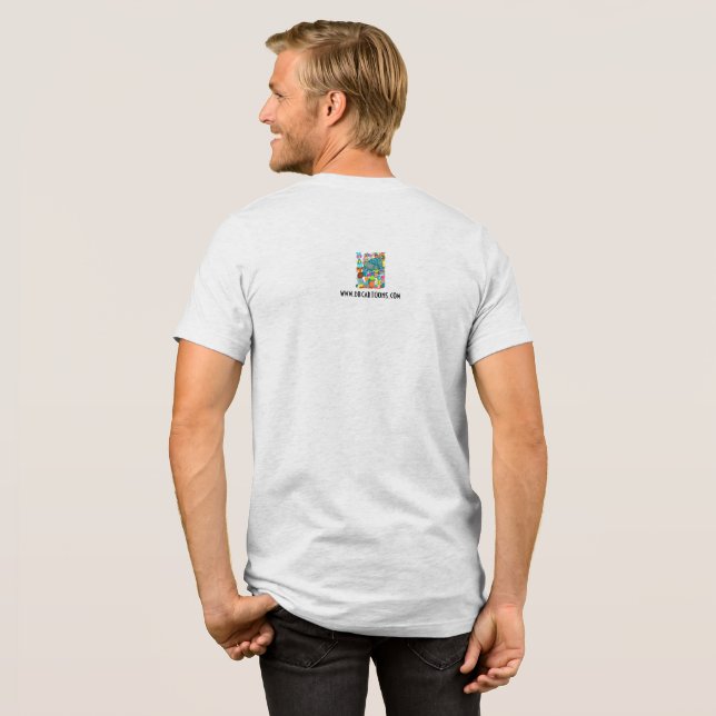 Not Funny! Men's Tri-Blend Shirt (Back Full)