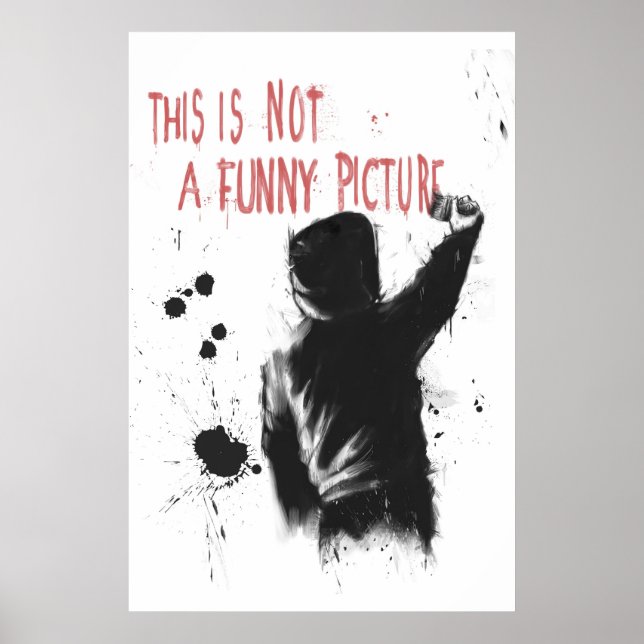 Not funny poster (Front)