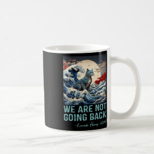 Not Going Back Cute Wave Of Blue Cats For Kamala Coffee Mug