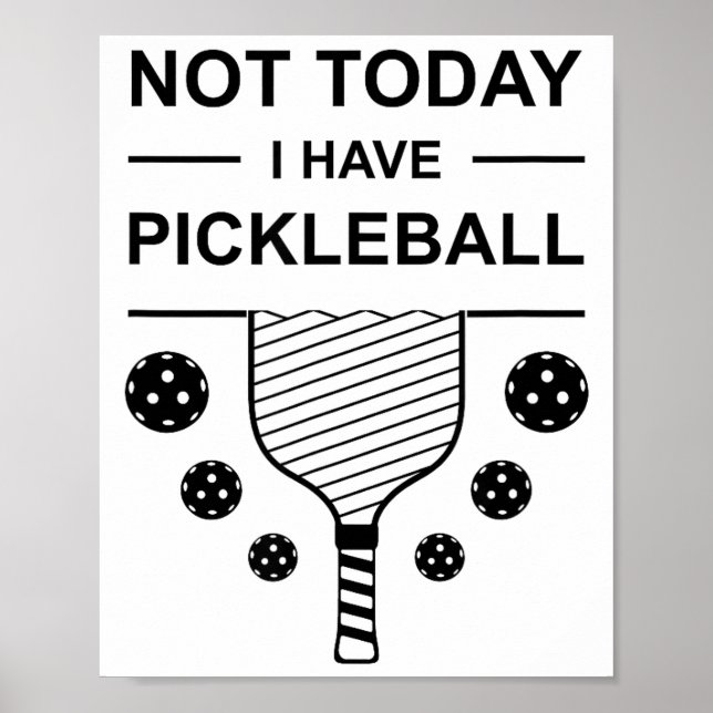 Not have pickleball funny player design pickle poster (Front)