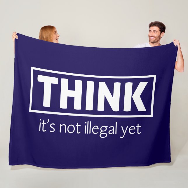 Not illegal fleece blanket (In Situ)