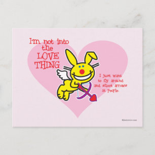 Not Into The Love Thing Postcard