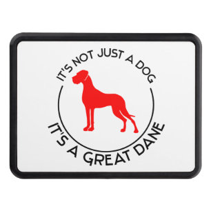Not just a Dog, a Great DAne Trailer Hitch Cover