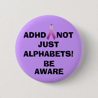 NOT JUST ALPHABETS!, BE,... 2 INCH ROUND BUTTON