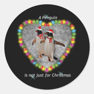 Not Just for Christmas Classic Round Sticker