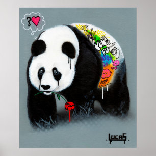 "Not Kung Fu" Panda Art Poster
