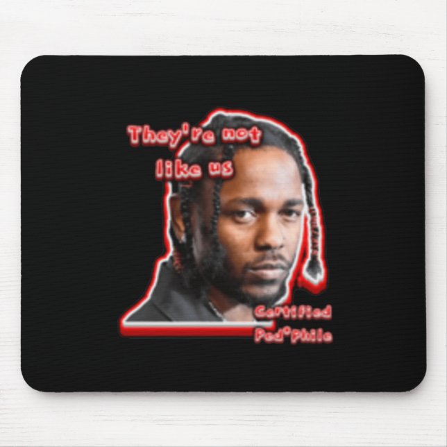 Not Like Us Sticker  Mouse Pad (Front)