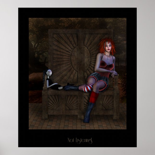 Not Listening! Poster (Front)