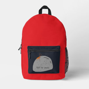 Not Lonely- Funny Character (Red) Printed Backpac Backpack