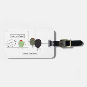 Not Lost Pun Luggage Tag