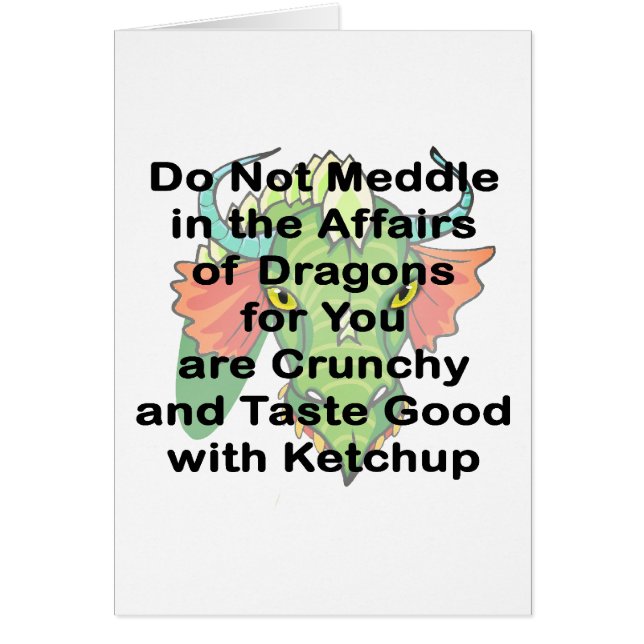 Not meddle black dragon head (Front)