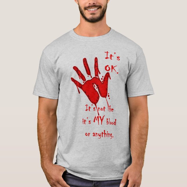 Not My Blood layered t-shirt (Front)