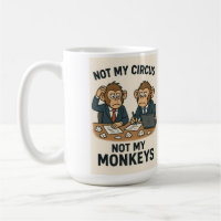 Not My Circus, Not My Monkeys – Funny Cartoon Monk