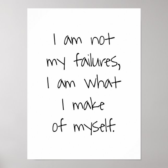 Not My Failures Poster (Front)