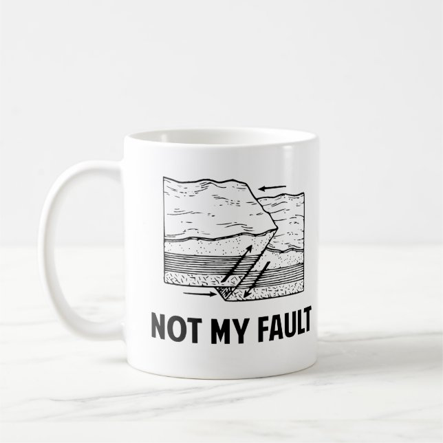 Not My Fault Coffee Mug (Left)