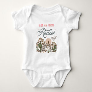 Not My First Rodeo Western Cowgirl Bodysuit