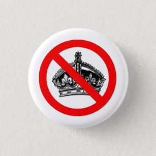 Not My King 1 Inch Round Button