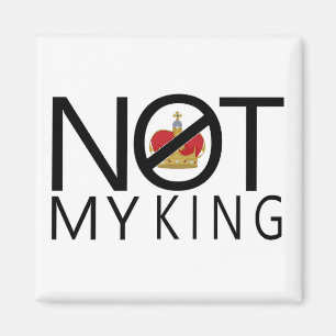 Not My King Magnet
