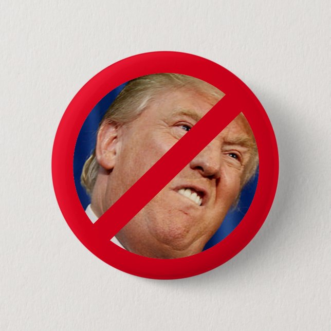 Not My President 2 Inch Round Button (Front)