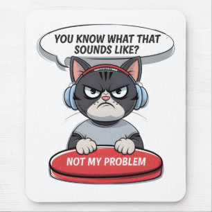 Not my problem mouse pad