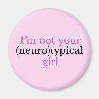 Not Neurotypical Girl Cute Autism Pride Pink Aspie